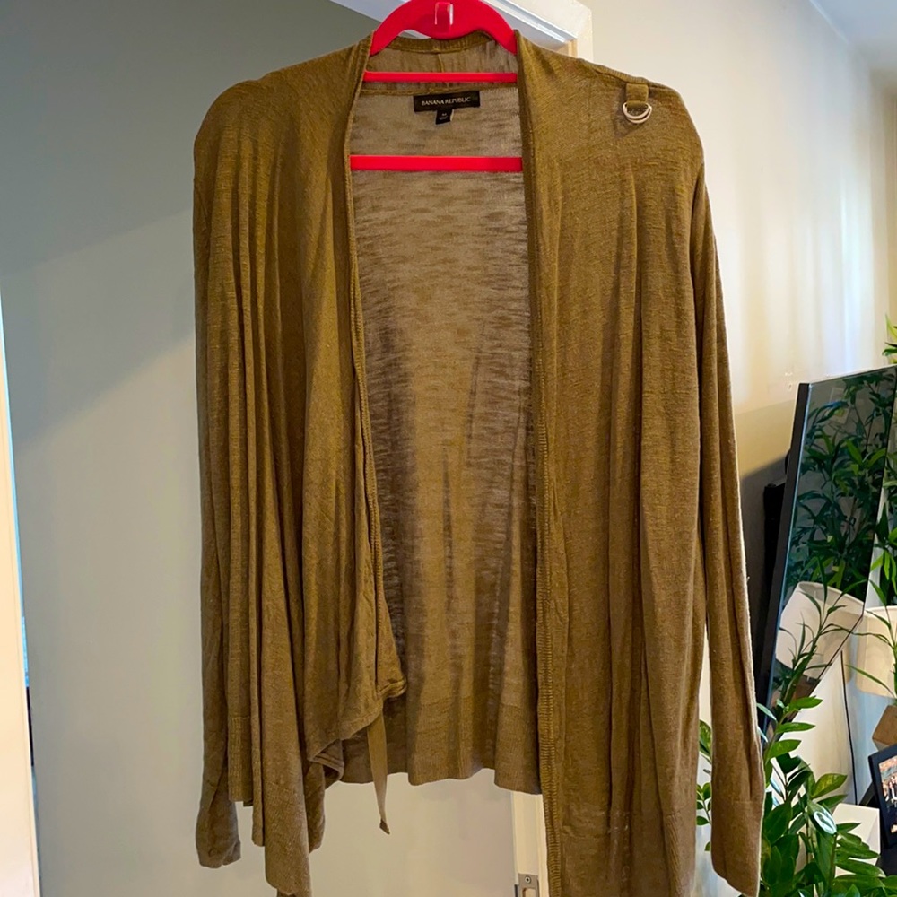 Banana Republic Green Cardigan